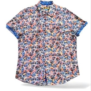 Men's Robert Graham Classic Fit Exclusive Size LG Button Up Shirt